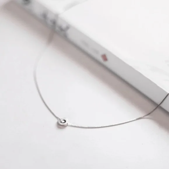 Dainty Cloud Necklace | 925 Sterling Silver - Picture 5 of 8